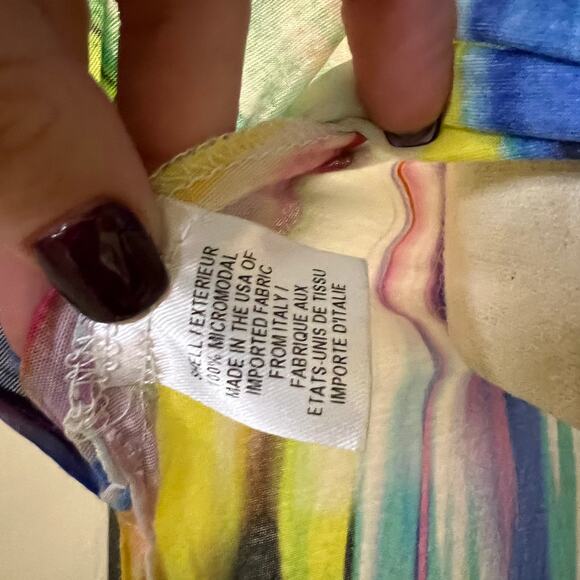 Milly Brushstroke Print Racerback Maxi - Picture 5 of 7